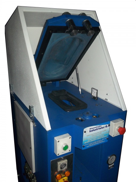 PEGADORA DE CAMPANA AUTOMATICA, pegadora tipo campana, pegadora moderna de calzado, pegadora para zapatos, maquinas para  calzado en colombia 